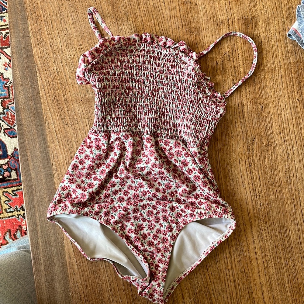 Zara ditsy floral swimsuit